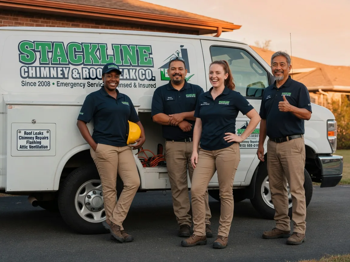 Chimney flashing repair company in Chaplin, CT